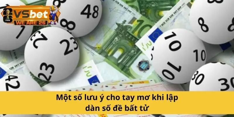 Lưu ý khi lập dàn bất tử cho newbie